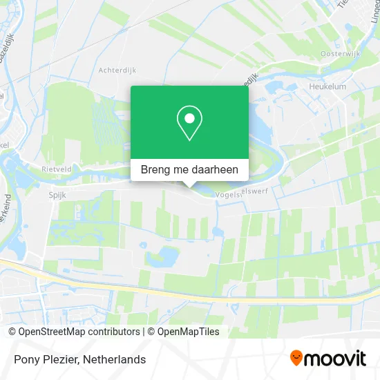 Pony Plezier kaart