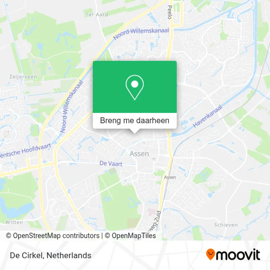De Cirkel kaart