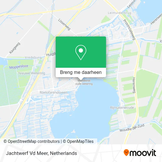 Jachtwerf Vd Meer kaart