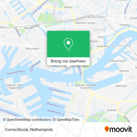 Correctbook kaart