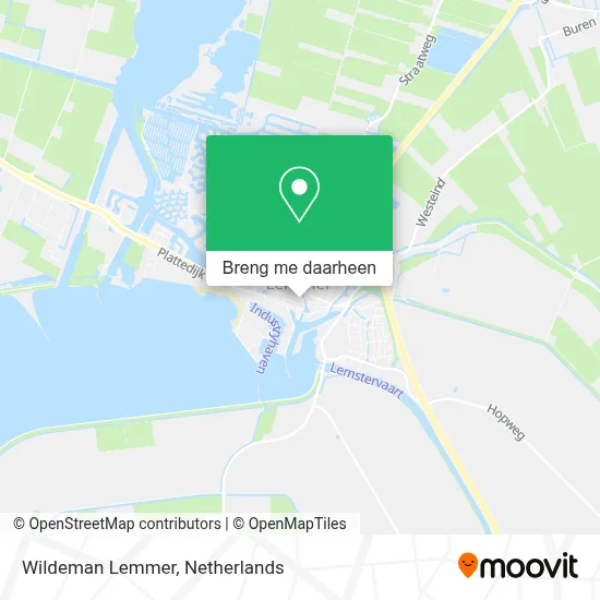 Wildeman Lemmer kaart