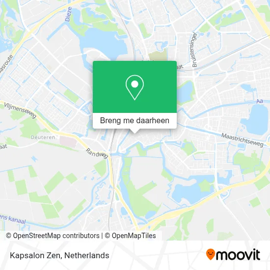 Kapsalon Zen kaart