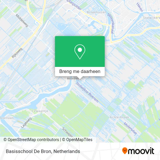 Basisschool De Bron kaart