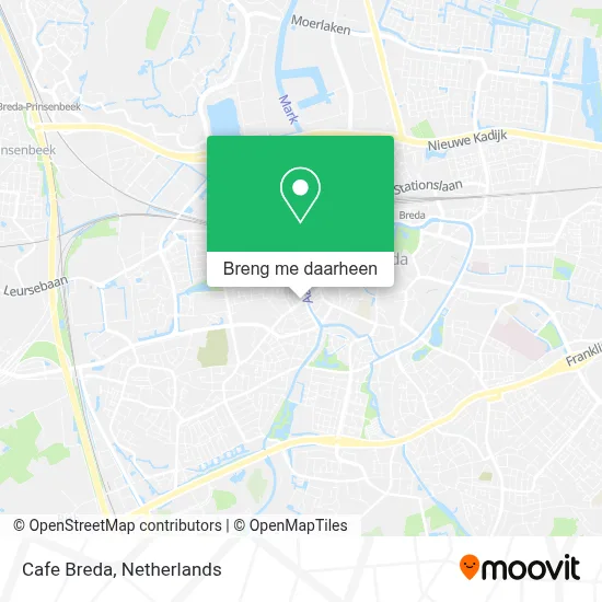 Cafe Breda kaart