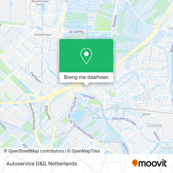 Autoservice D&D kaart