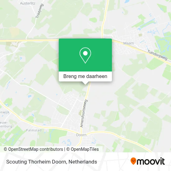 Scouting Thorheim Doorn kaart