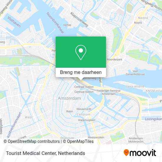 Tourist Medical Center kaart
