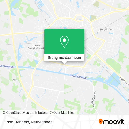 Esso Hengelo kaart