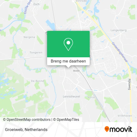 Groeiweb kaart