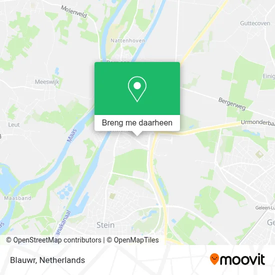 Blauwr kaart