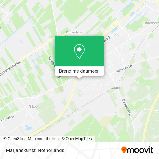 Marjanskunst kaart