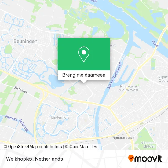 Weikhoplex kaart