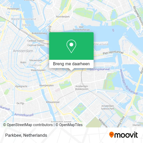 Parkbee kaart