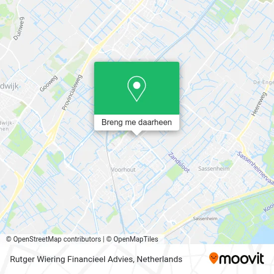 Rutger Wiering Financieel Advies kaart