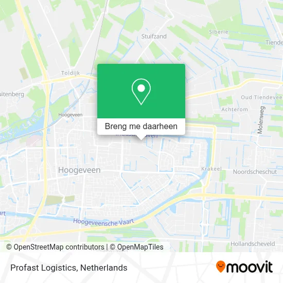 Profast Logistics kaart