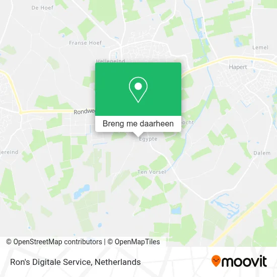 Ron's Digitale Service kaart