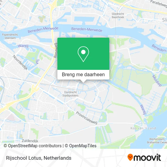 Rijschool Lotus kaart