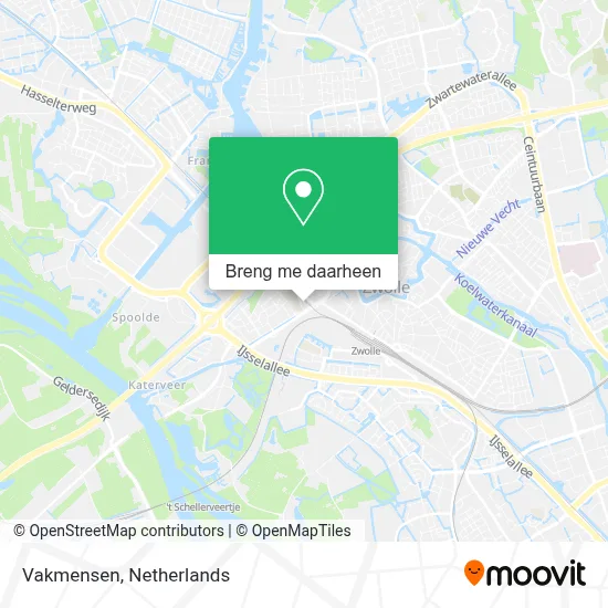 Vakmensen kaart