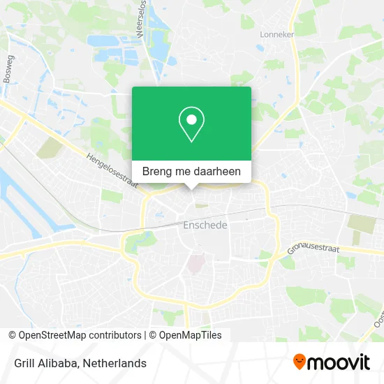 Grill Alibaba kaart