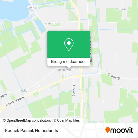 Boetiek Pascal kaart