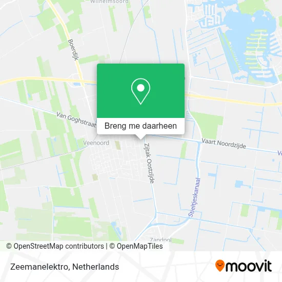 Zeemanelektro kaart