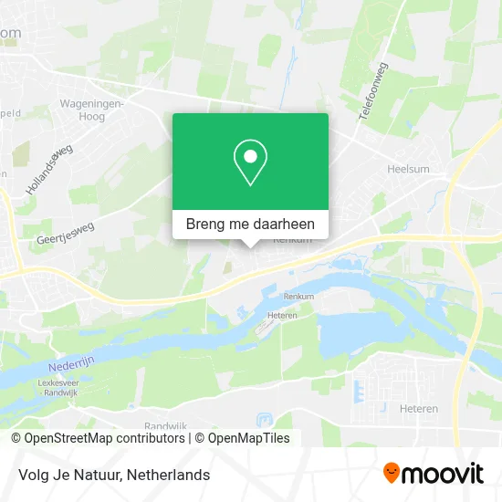 Volg Je Natuur kaart
