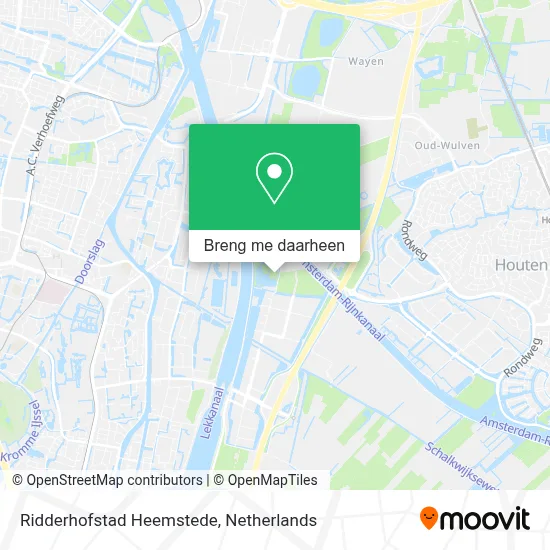 Ridderhofstad Heemstede kaart