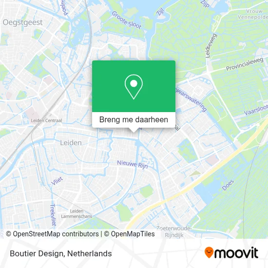 Boutier Design kaart