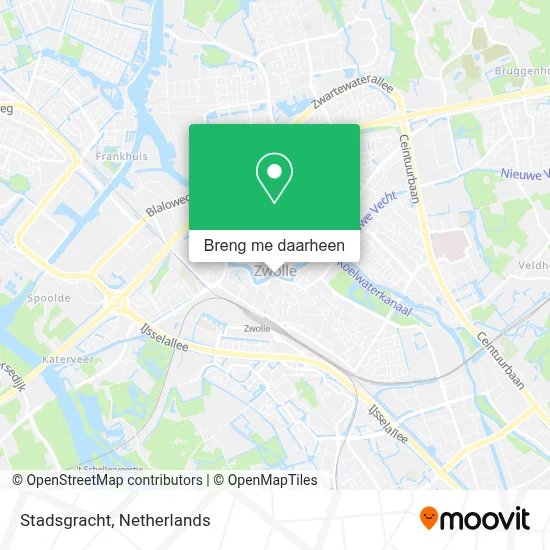 Stadsgracht kaart