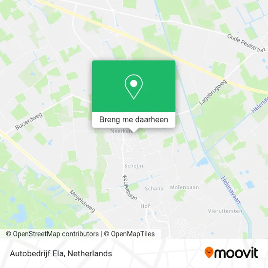 Autobedrijf Ela kaart