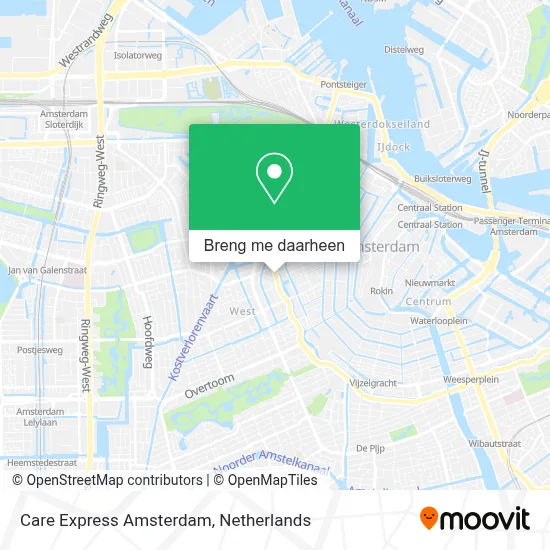 Care Express Amsterdam kaart