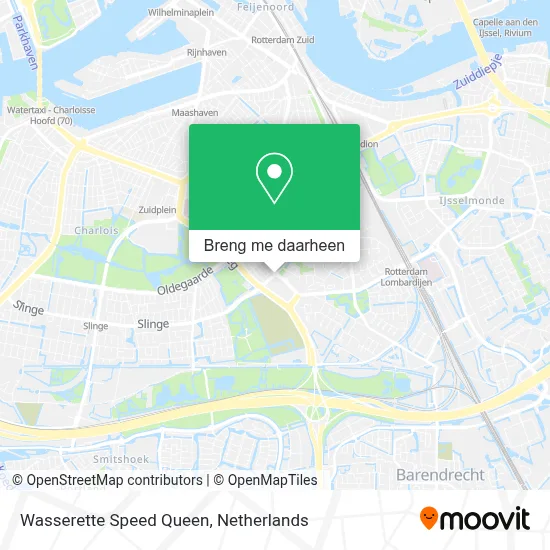 Wasserette Speed Queen kaart
