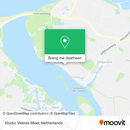 Studio Veerse Meer kaart