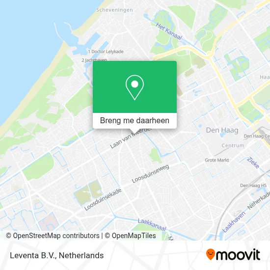 Leventa B.V. kaart