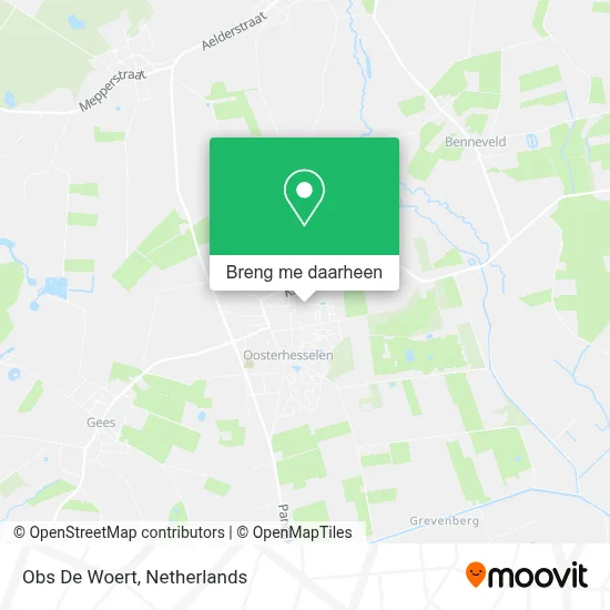 Obs De Woert kaart
