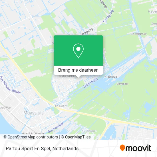 Partou Sport En Spel kaart