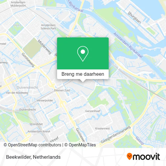 Beekwilder kaart