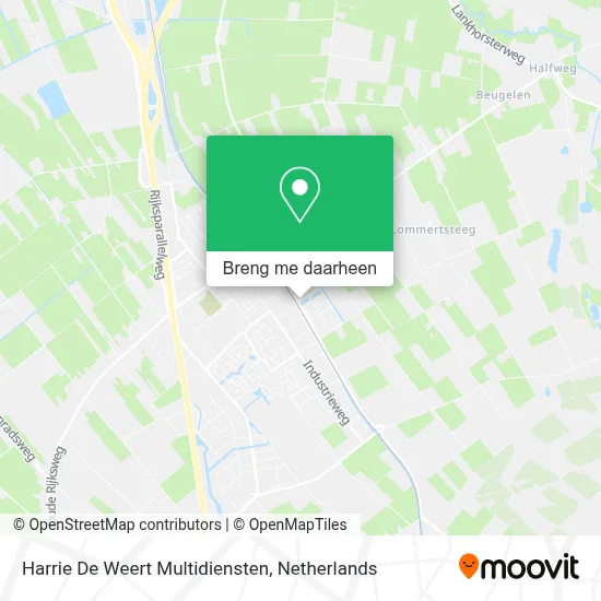 Harrie De Weert Multidiensten kaart