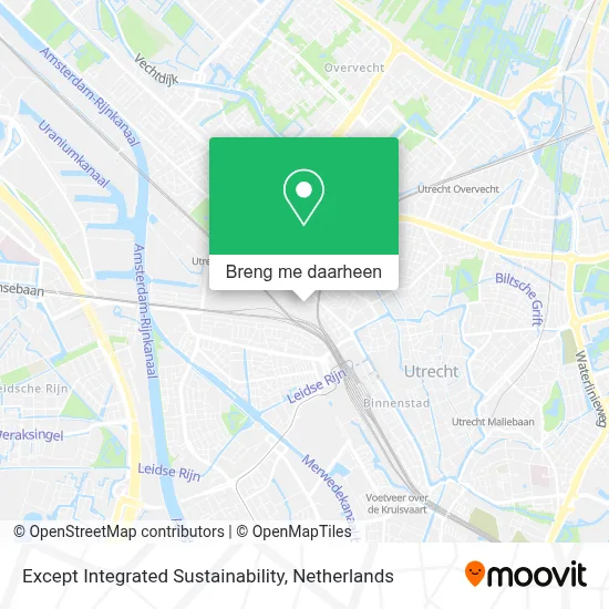 Except Integrated Sustainability kaart