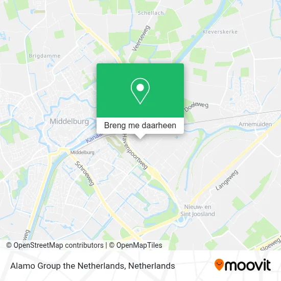 Alamo Group the Netherlands kaart