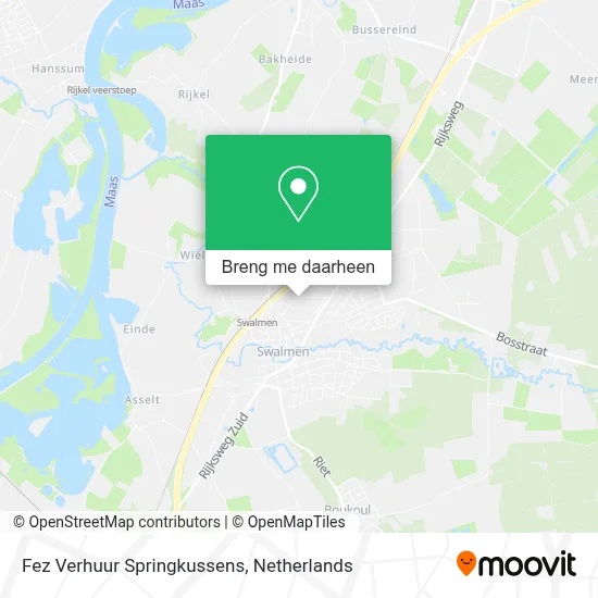 Fez Verhuur Springkussens kaart