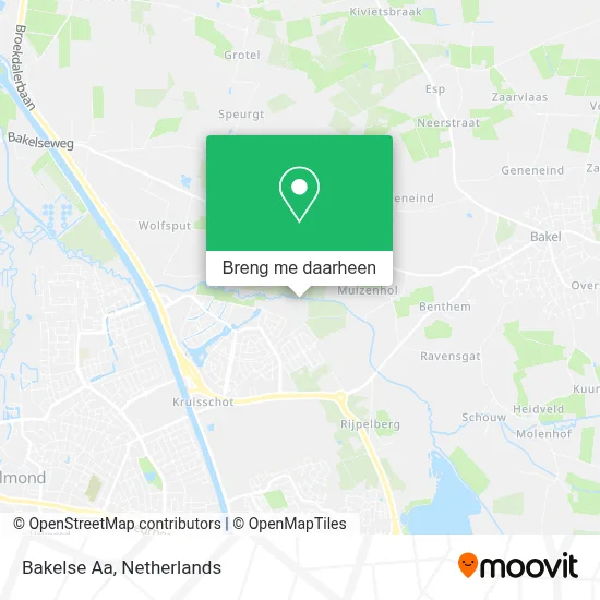 Bakelse Aa kaart
