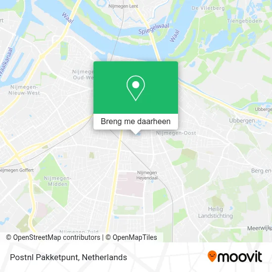 Postnl Pakketpunt kaart