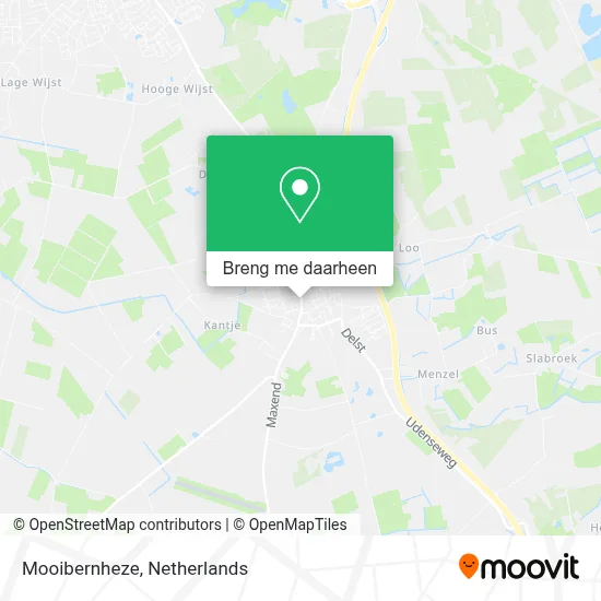 Mooibernheze kaart