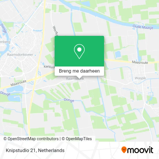 Knipstudio 21 kaart