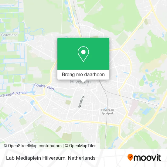 Lab Mediaplein Hilversum kaart