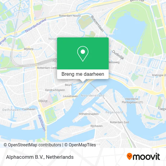 Alphacomm B.V. kaart