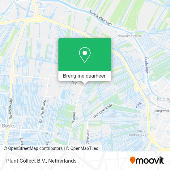 Plant Collect B.V. kaart
