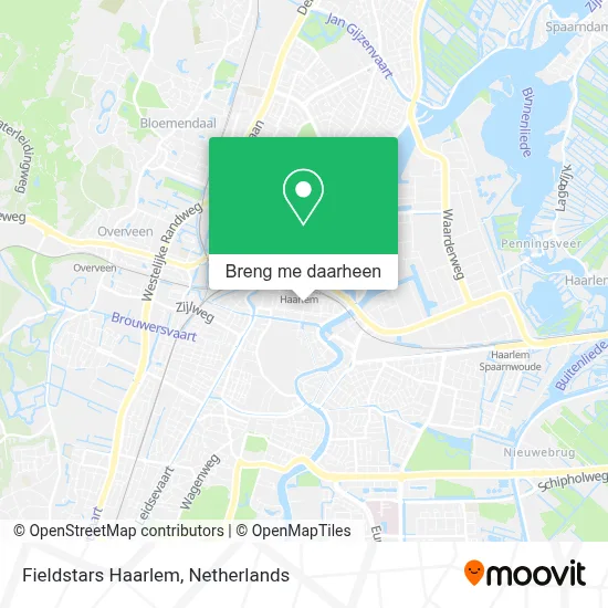 Fieldstars Haarlem kaart