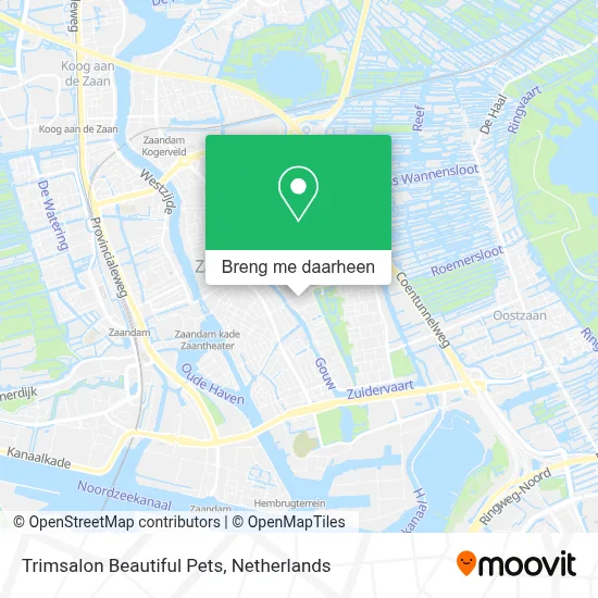 Trimsalon Beautiful Pets kaart